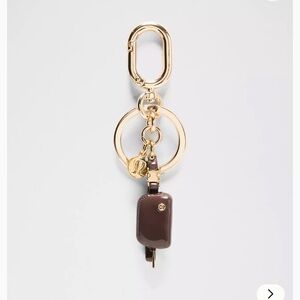 NWT Lululemon Everywhere Belt Bag Charm Keychain- Goodnight Plum/Gold